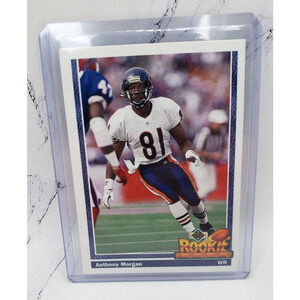 1991 Upper Deck Anthony Morgan #637 Chicago Bears NFL Football Rookie Force